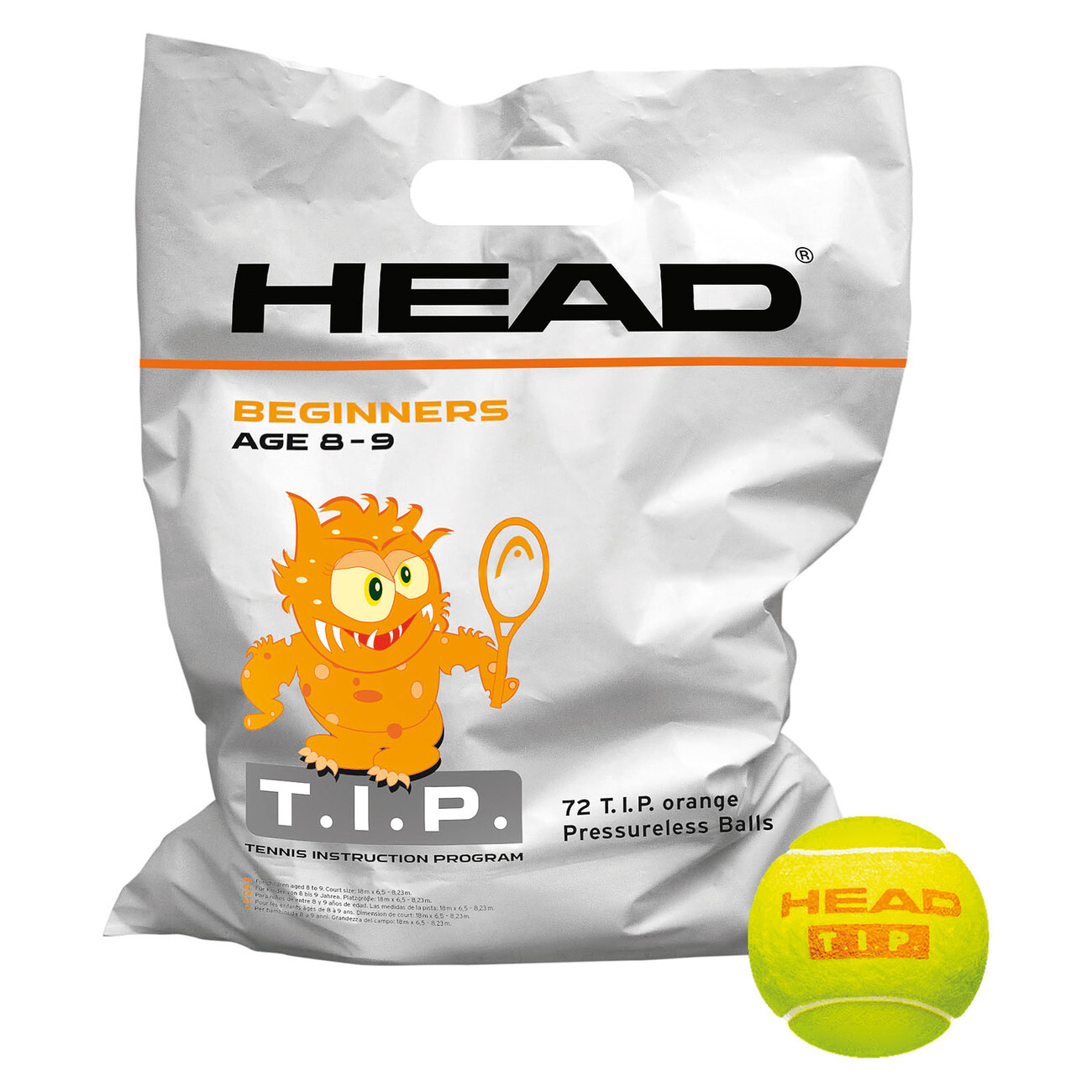 Мячи теннисные Head 72B TIP orange