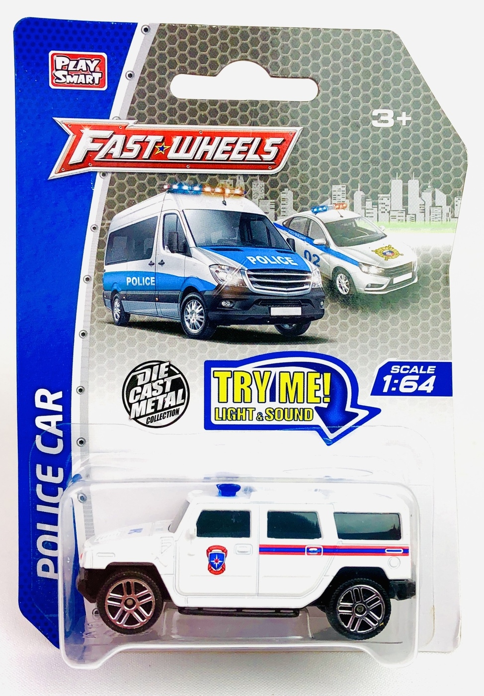 Модель металлической машины "МЧС" Fast Wheels, звук сирены ...