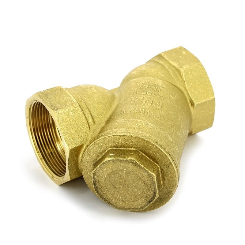 Фильтр (косой) латунный для воды 1\" — купить в интернет-магазине OZON с ...