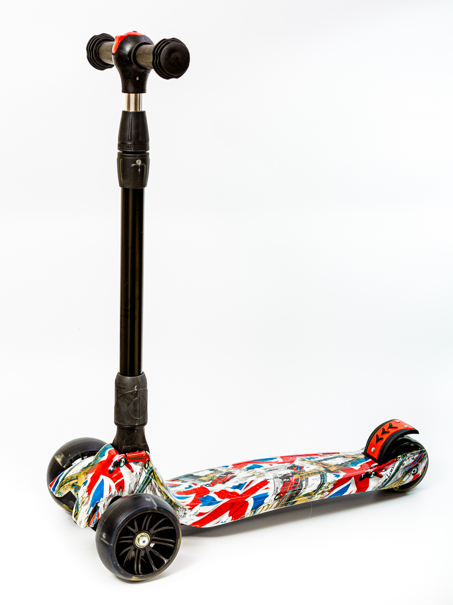 Самокат Детский SCOOTER трехколесный детский | музыкальный | светящиеся ...