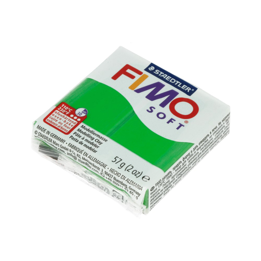 Глина soft. Фимо софт 57. Fimo 53 тропический зеленый. Глина Fimo. Полимерная глина Fimo Soft запекаемая изумруд (8020-56), 57 г.