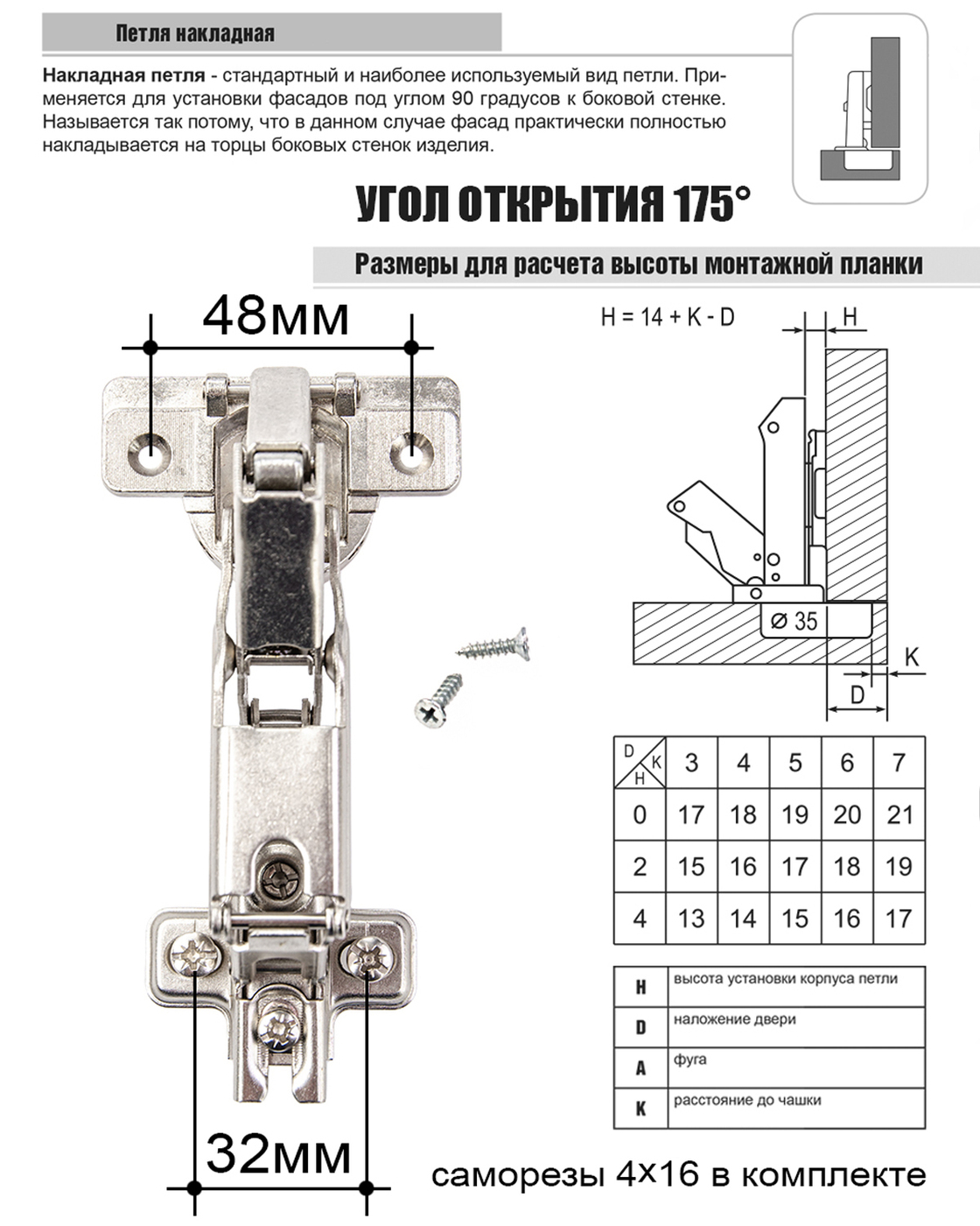 Мебельные петли дтс