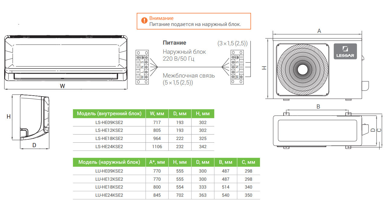 Сплит система lessar ls h09kfe2 lu h09kfe2