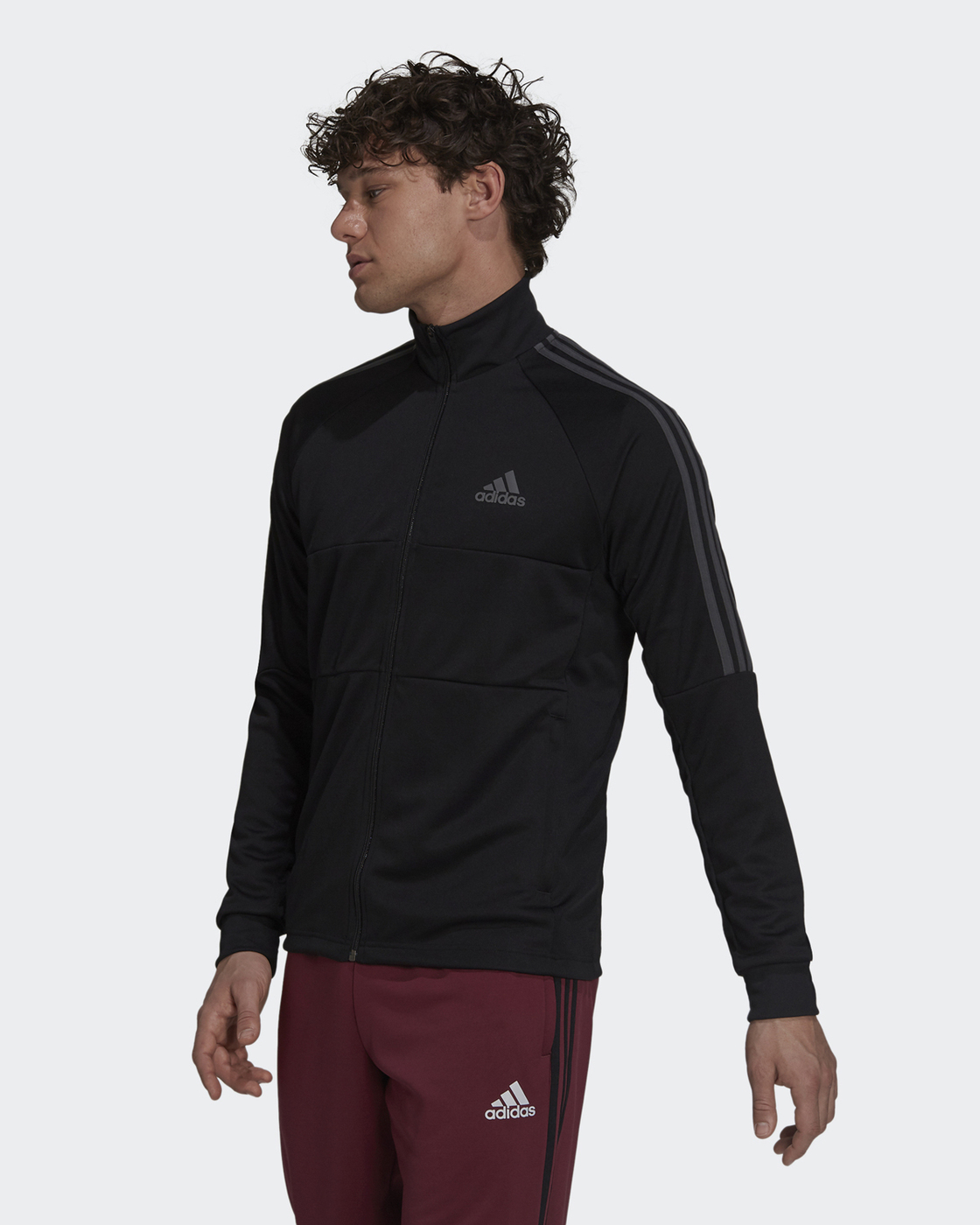 Adidas 3 stripe store sereno track