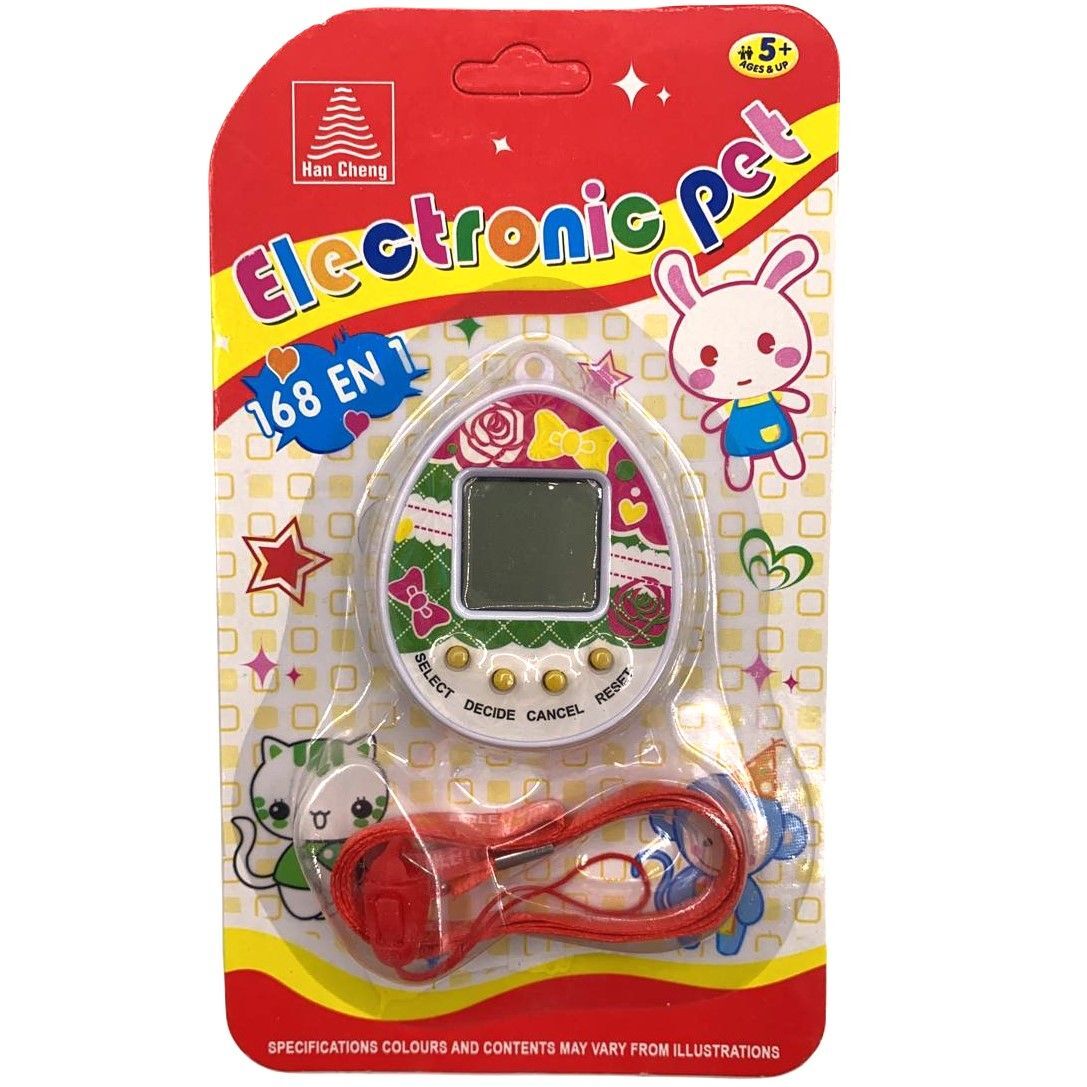 Тамагочи Tamagochi Electronic Pets питомцев 168 в 1 ver.3, белый