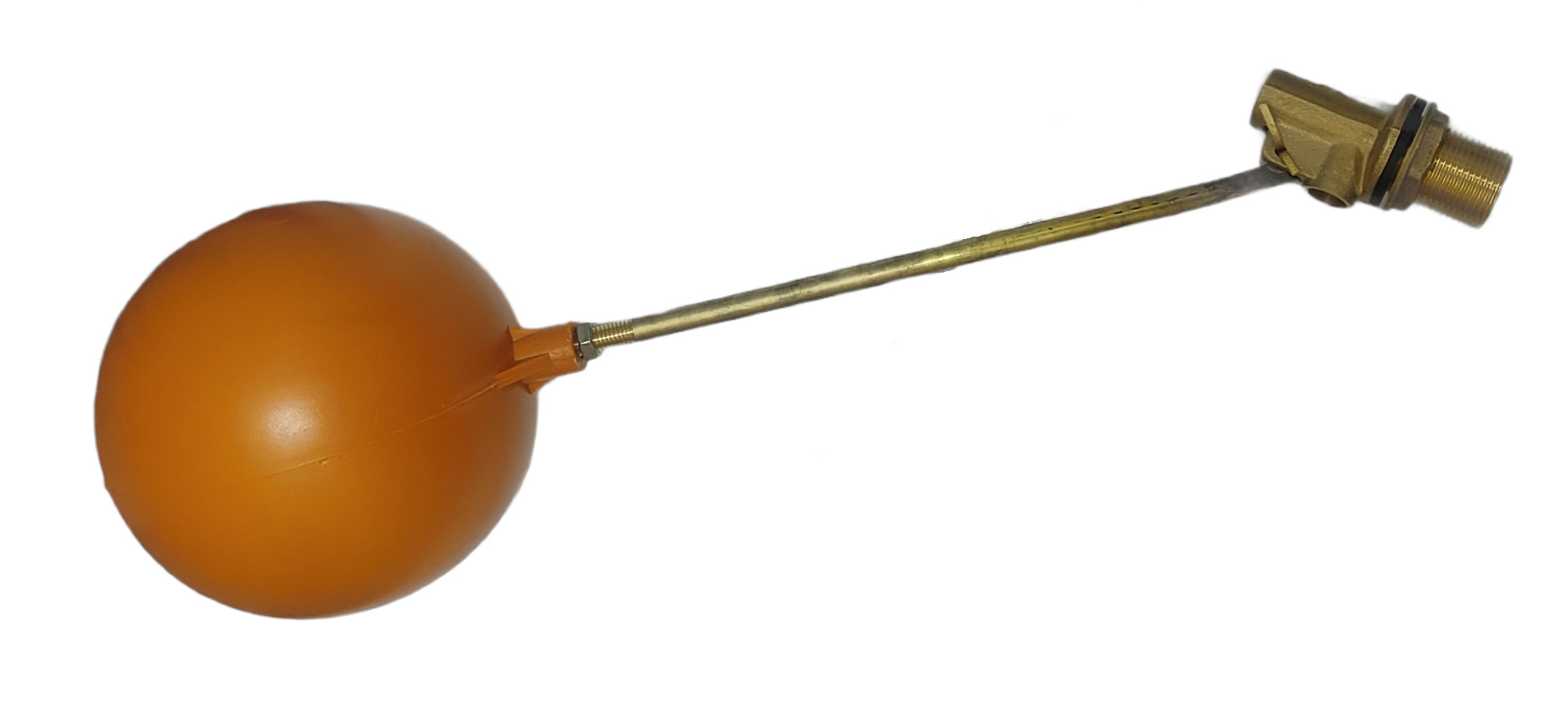 Клапан поплавковый для бака / резервуара / ёмкости пластик латунь DN25 ...