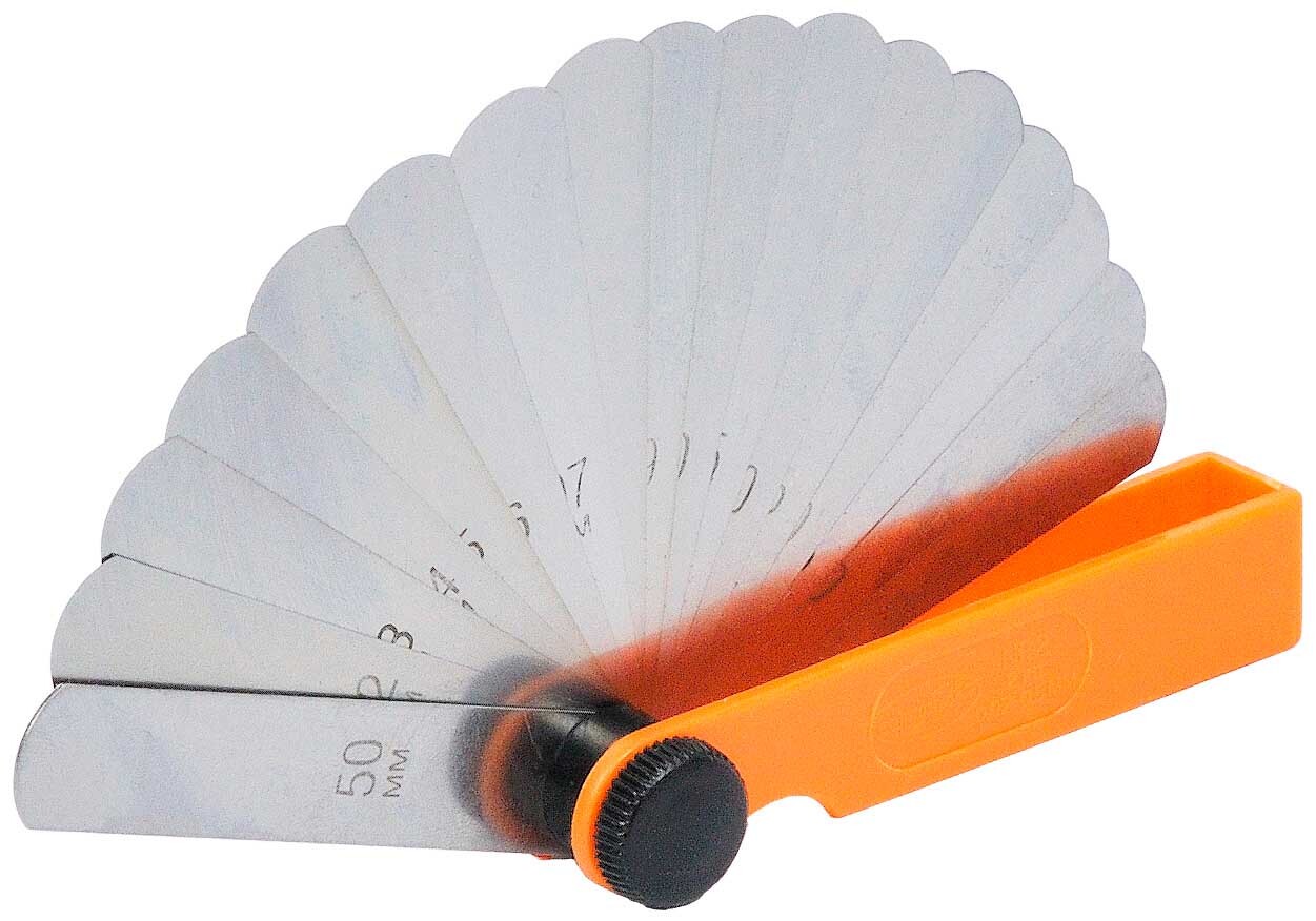 0,50 мм) 100 мм 7002 бм. набор щупов калиброн 134879. Griff набор щупов 2 0. 1 54566. щуп для измерения зазоров клапанов ваз 2114.