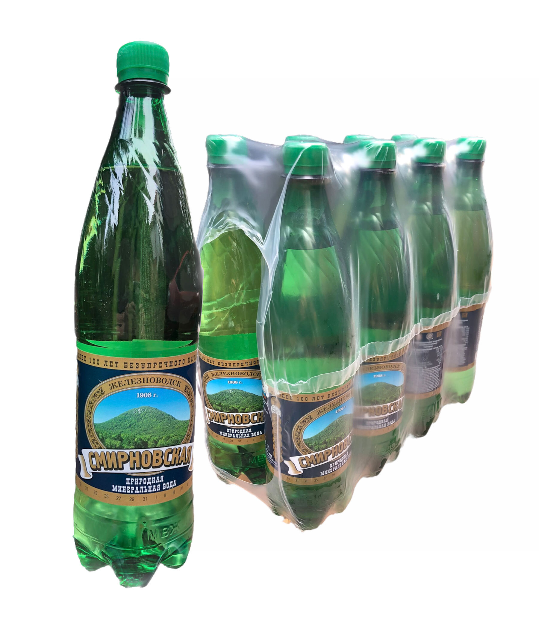 Минеральная вода "СМИРНОВСКАЯ" 1л 8 шт. — купить в интернет-магазине ...