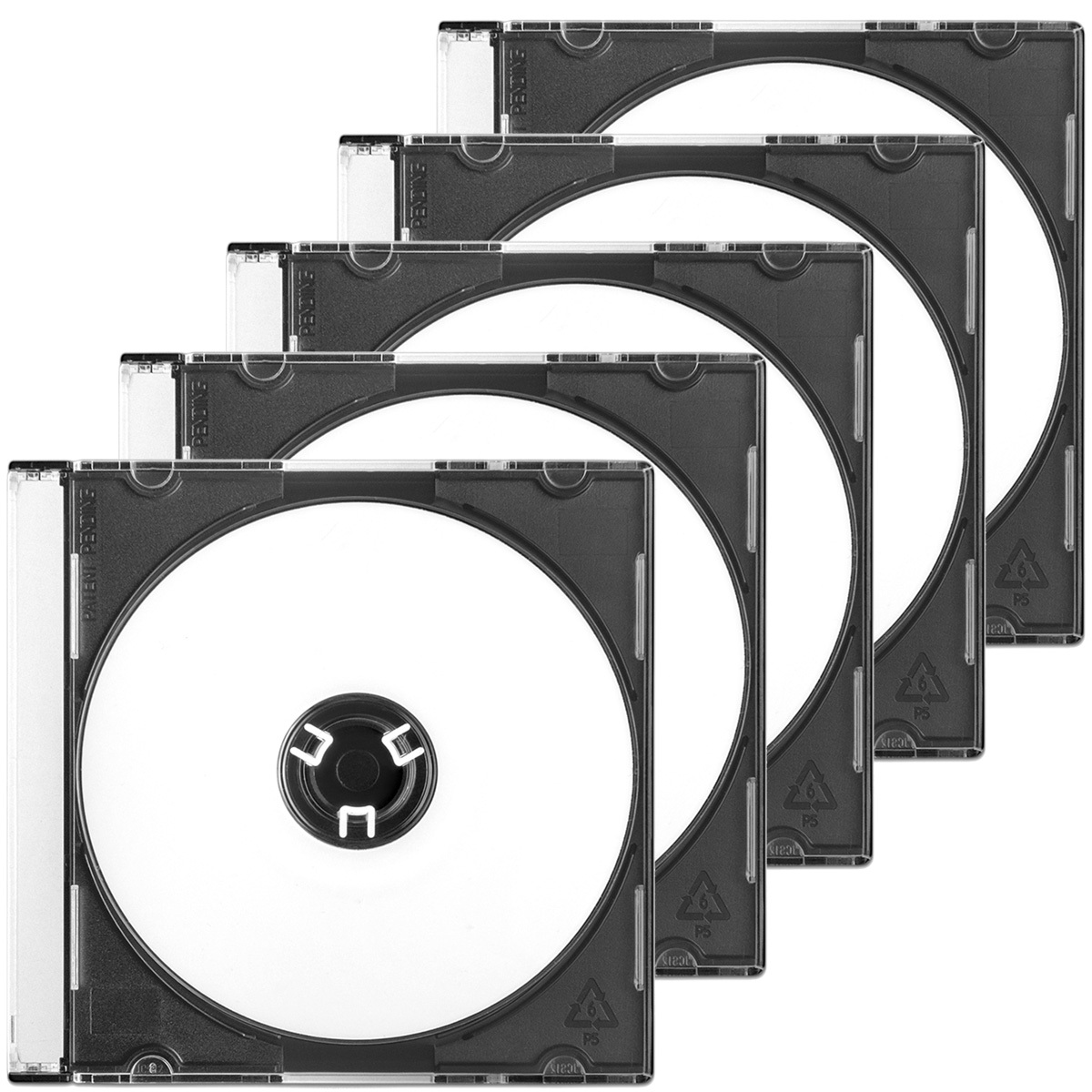 Диск mini DVDR CMC 1,4 Gb Printable, slim box, 5 шт. — купить в