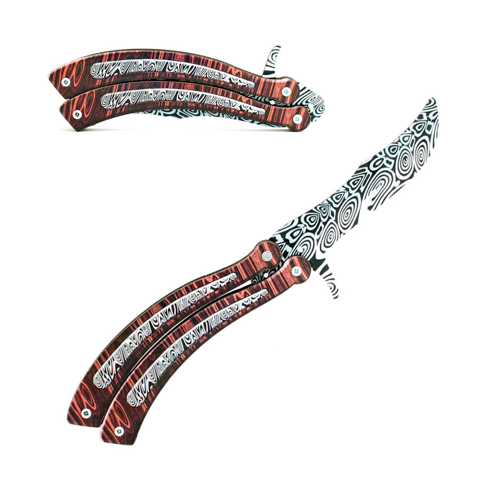Бабочка из дамасской стали. Нож бабочка патина кс го. Butterfly - damascus steel. Патина бабочка кс. Нож-бабочка (балисонг).