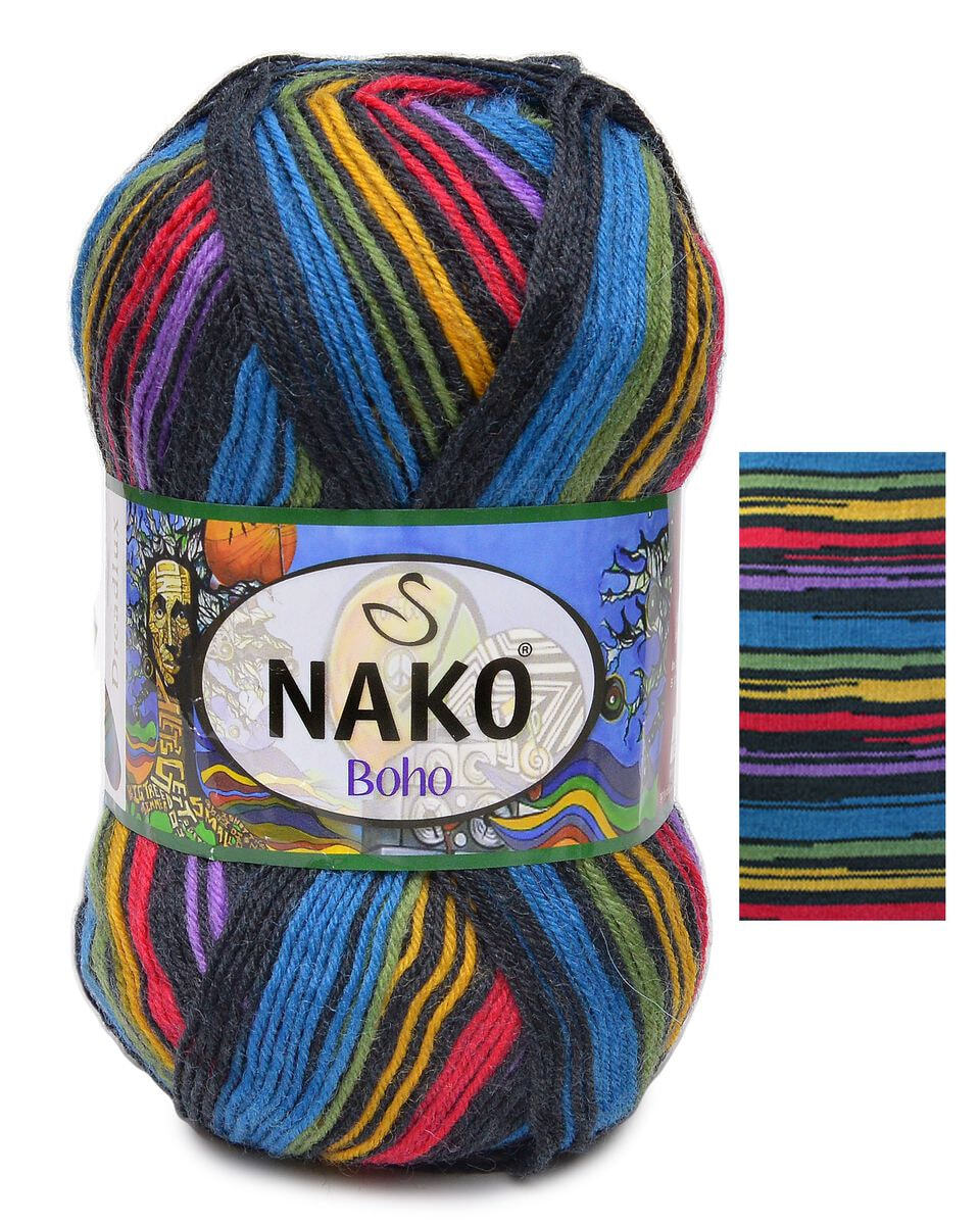 Пряжа Nako Boho Desen Купить