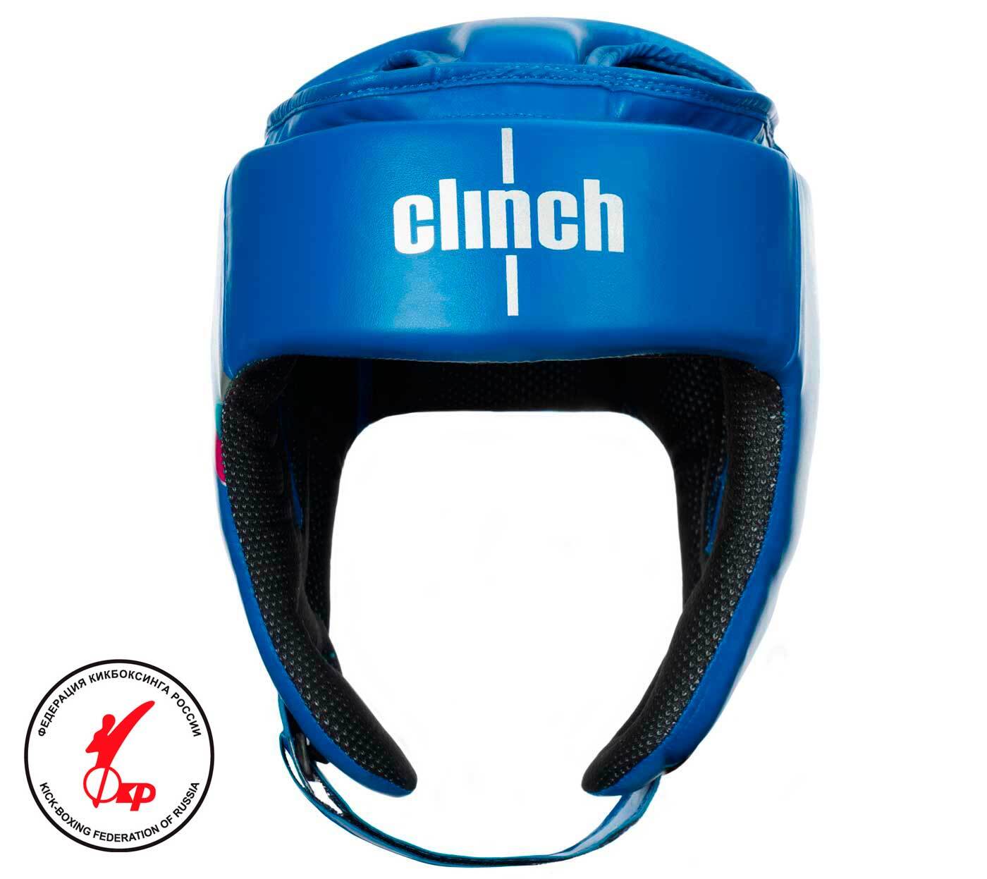 Шлем для кикбоксинга Clinch Kick c142 красный