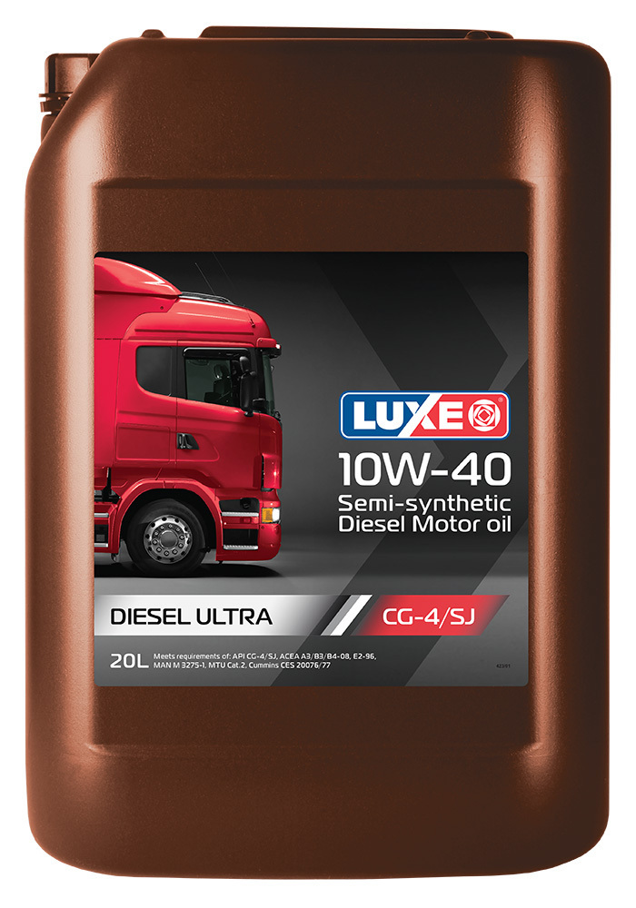 LUXEDiesel10W-40Масломоторное,Полусинтетическое,20л