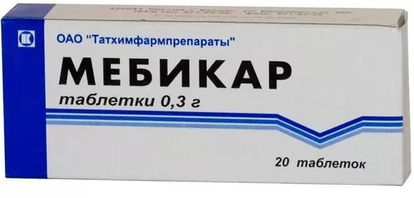 Мебикар, таблетки 300 мг, 20 штук — купить в интернет-аптеке OZON ...