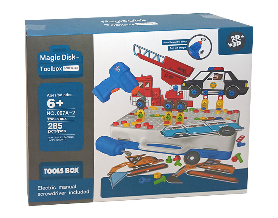 Magic tools. Toolbox детский с шуруповертом.