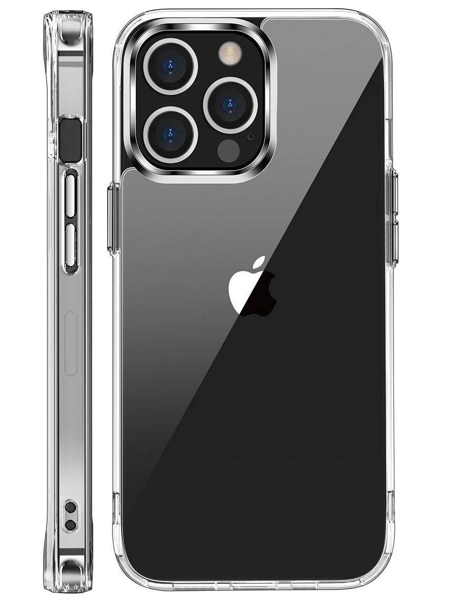 Чехол Zazpol для iPhone 13 Pro (айфон 13 про) прозрачный, с защитой камеры,  противоударный - купить с доставкой по выгодным ценам в интернет-магазине  OZON (432699185)