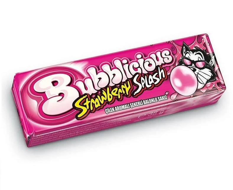 ...(Strawberry), настоящий Бабл Гам (Bubble Gum) - BUBBLICIOUS STRAWBERRY.....