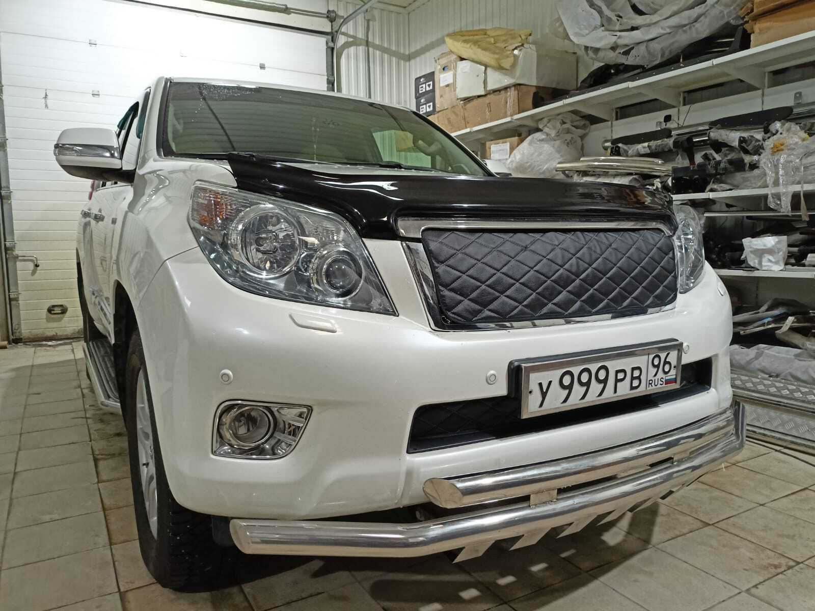 УтеплительрадиатораибампераToyotaLandCruiserPrado150ТойотаЛендКрузерПрадо(2009-2013)БезлогоБезкамеры