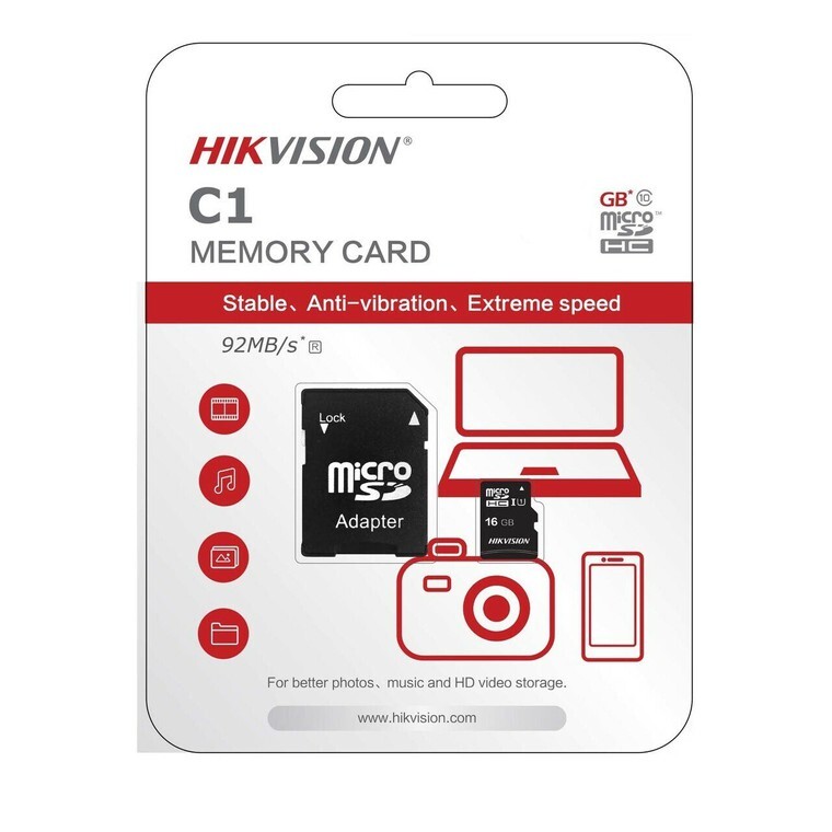 MEMORIA MICRO SD 64 GB HIKVISION 92MB/S - Genius CT Computadoras