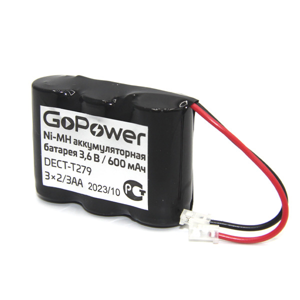 АккумулятордлярадиотелефоновGoPowerT279PC1NI-MH600mAh