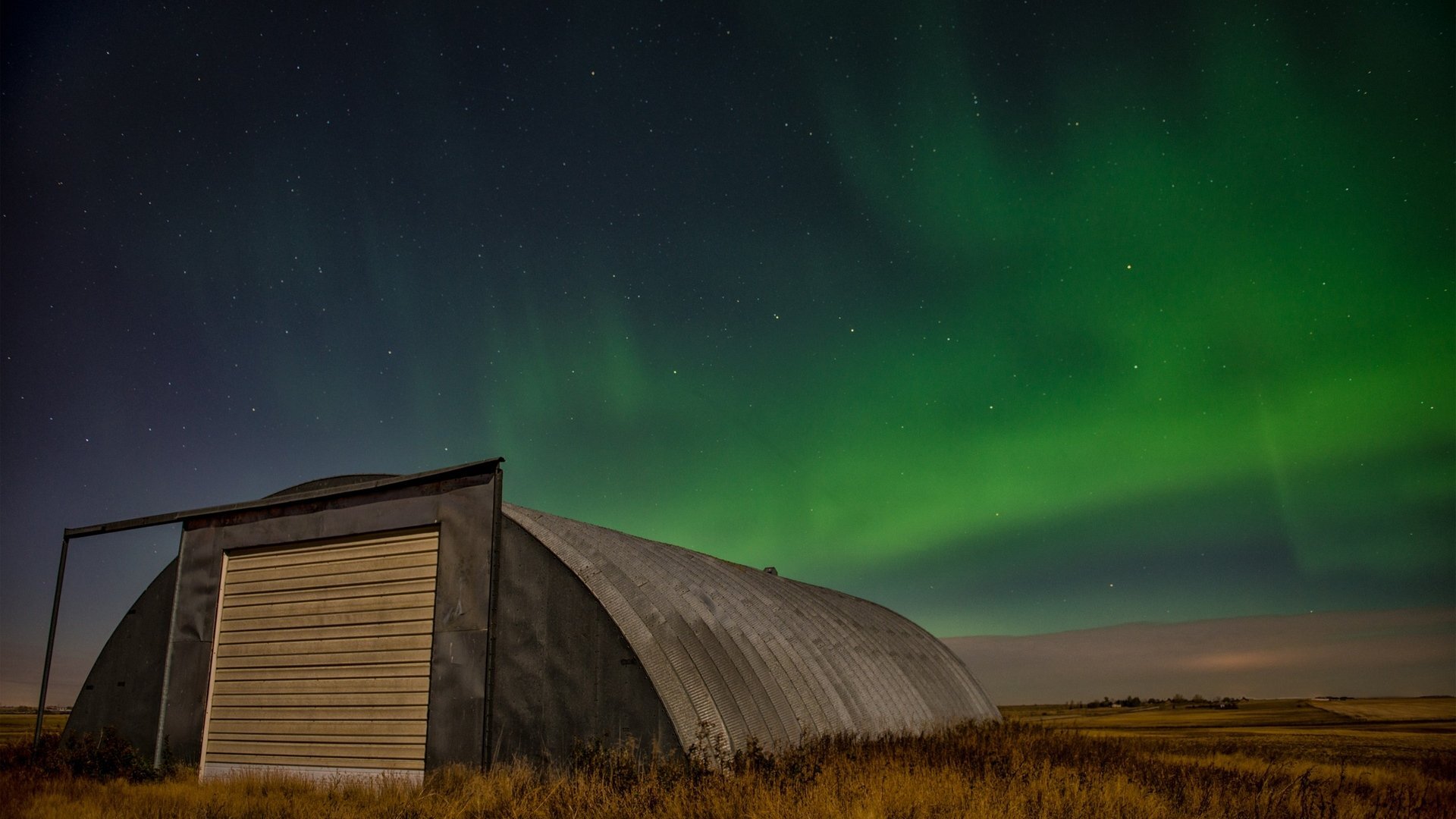 Woodshed at Night.