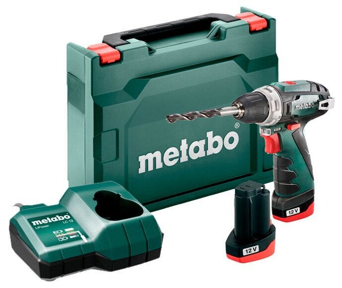 Метабо повер макс. Аккумуляторная дрель-шуруповерт Metabo POWERMAXX BS Basic 600984500. Аккумуляторная дрель-шуруповерт Metabo POWERMAXX BS Basic 600080500. Metabo POWERMAXX BS 12. Аккумуляторный винтоверт Metabo POWERMAXX BS Basic 600080500.