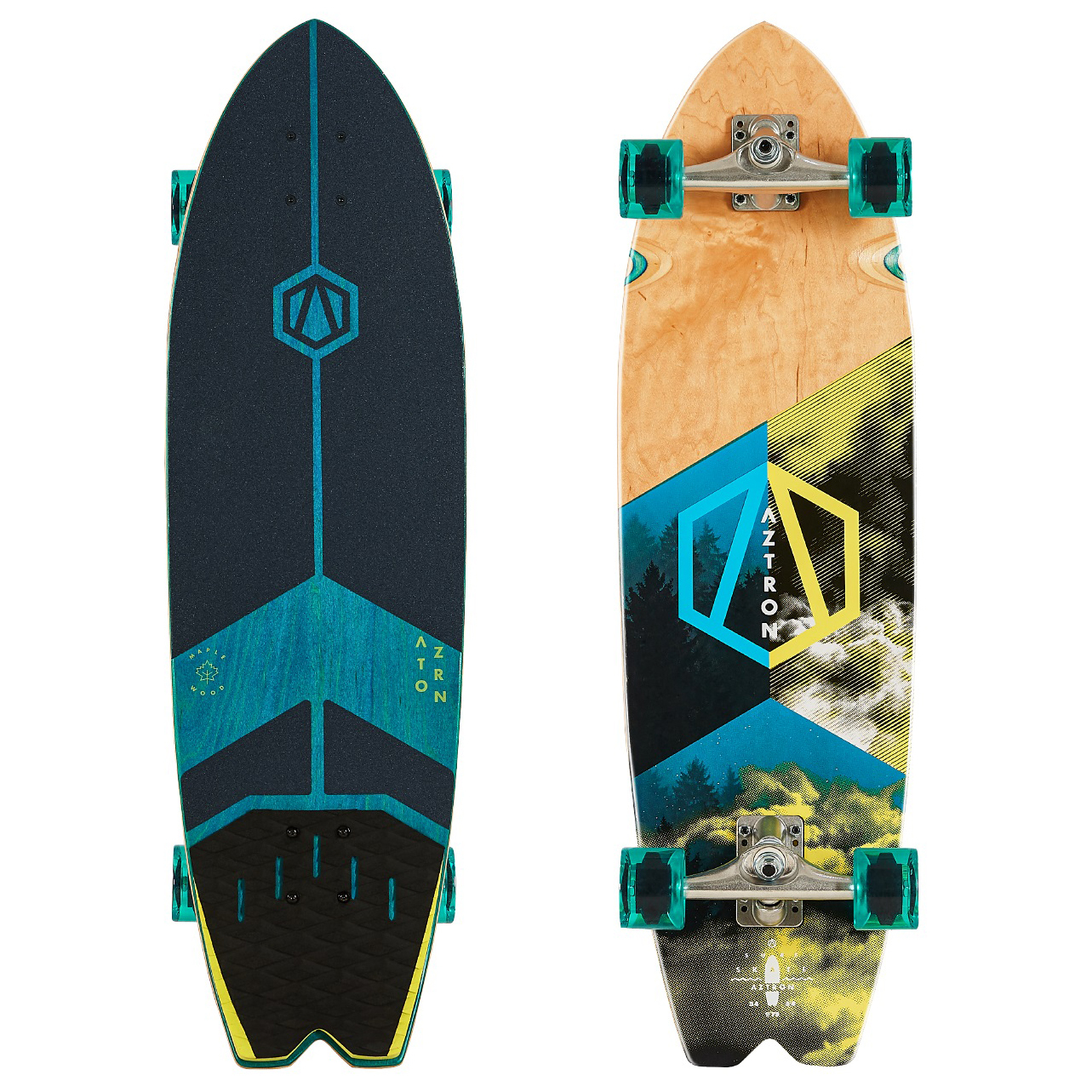 AZTRON комплект лонгборд FOREST SURFSKATE BOARD (SS)