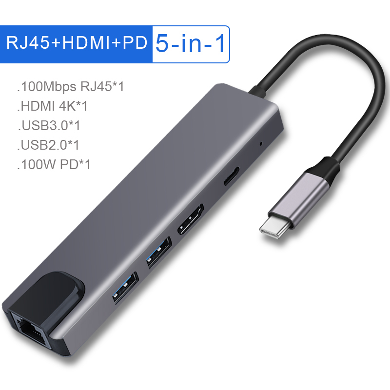 USB C хаб PD.