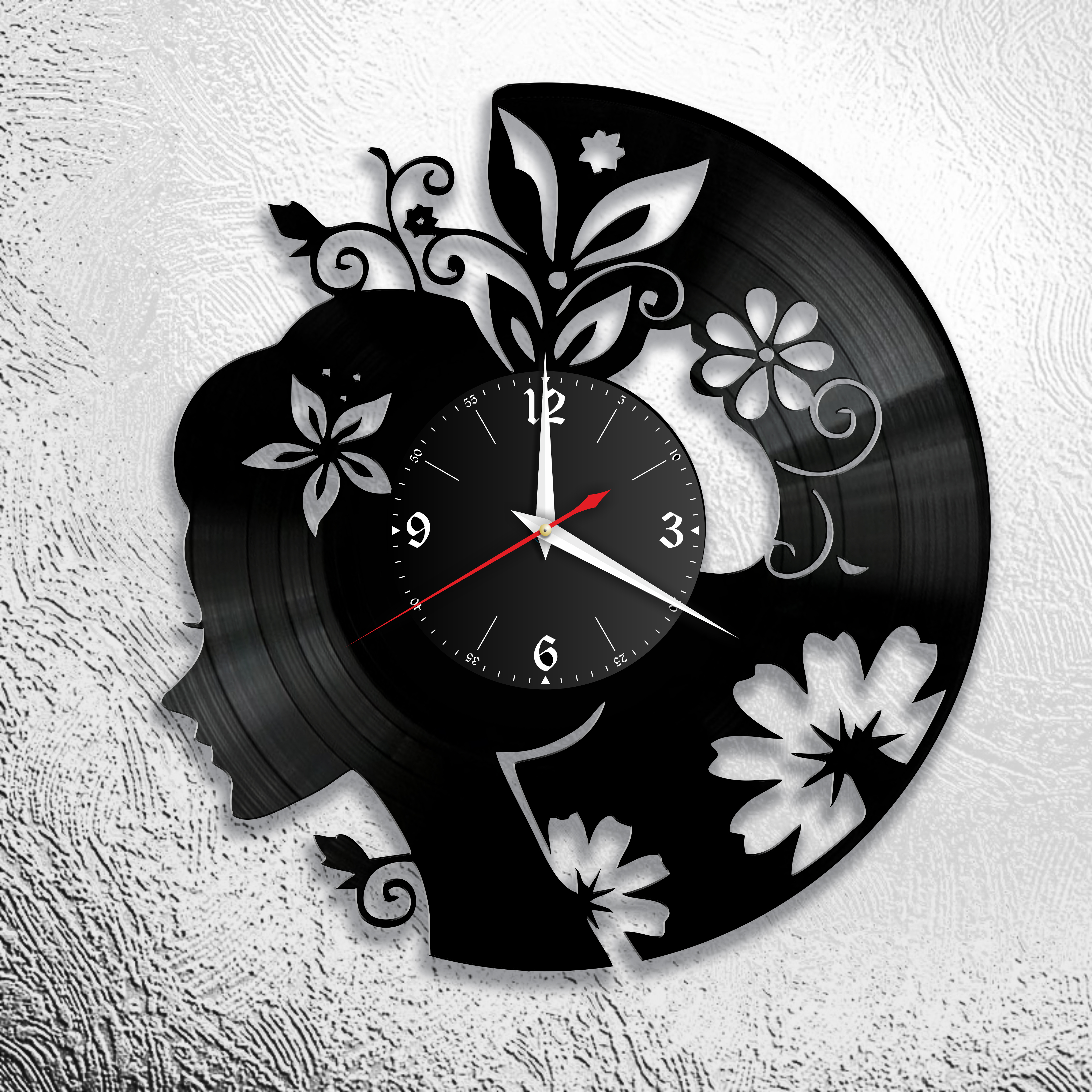 Настенные часы 9. Часы из виниловых пластинок. Оригинальные настенные часы. Часы РЗ виниловых пластинок. Дизайнерские часы.