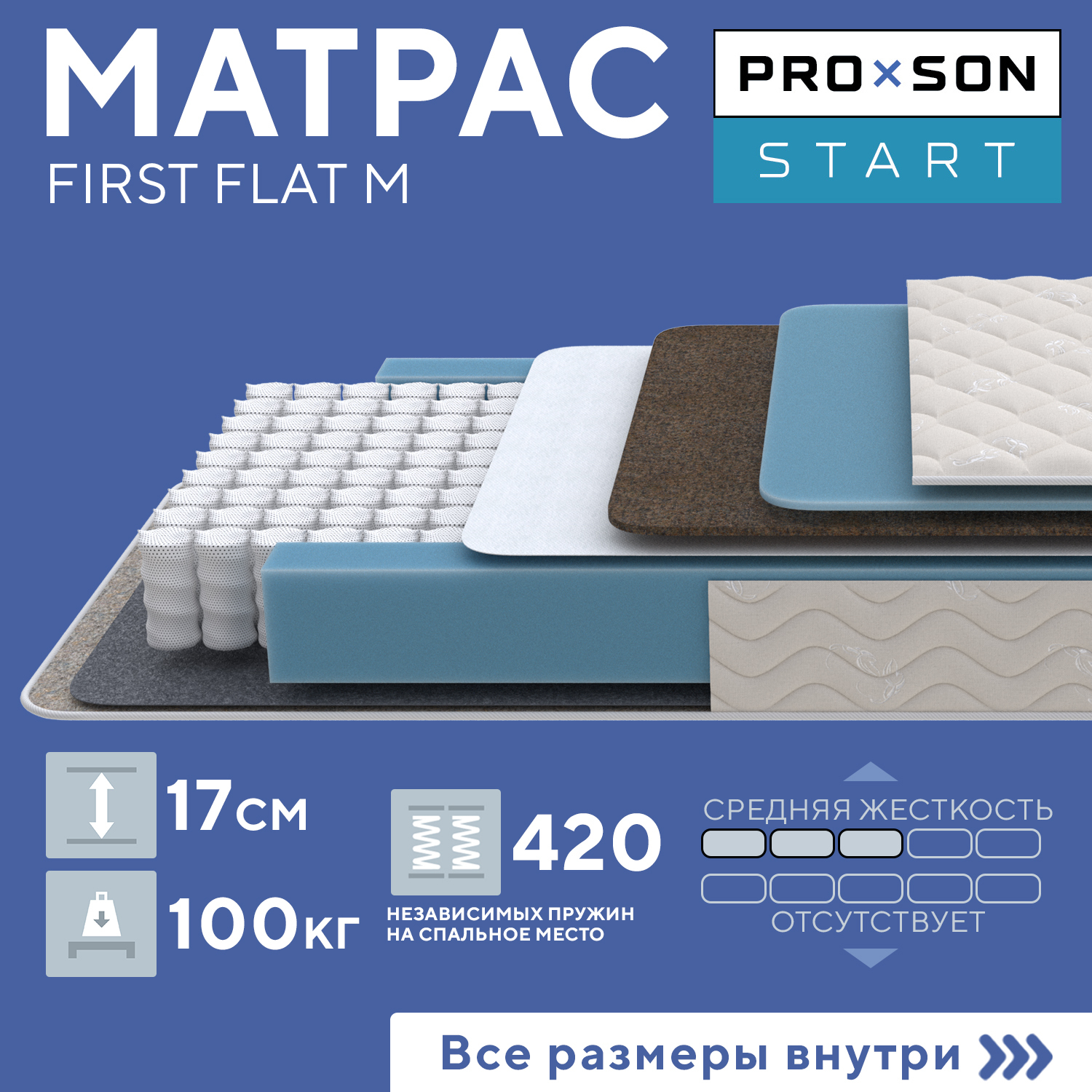 матрас 200 140 classic start duo