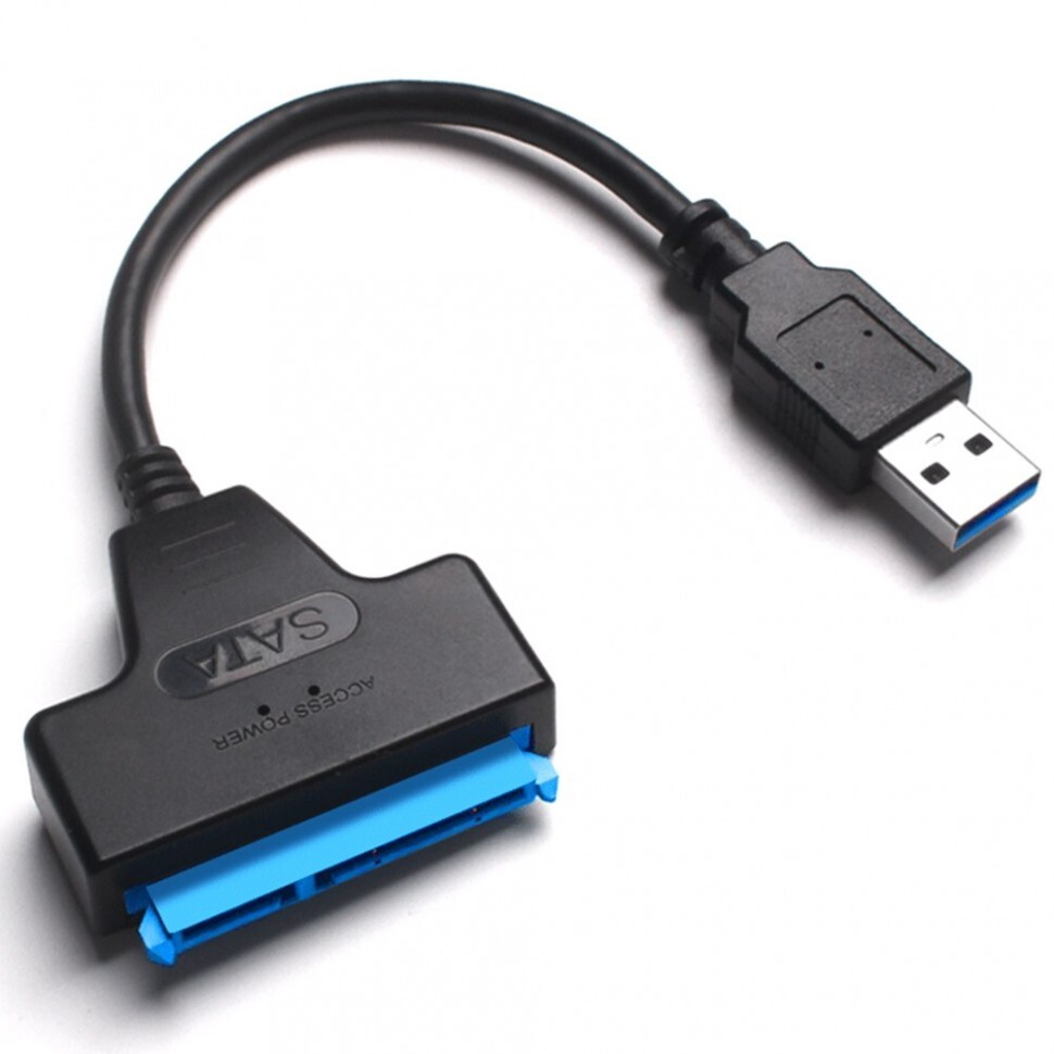 Кабель переходник адаптер с SATA на USB 3.0 конвертер HDD SSD