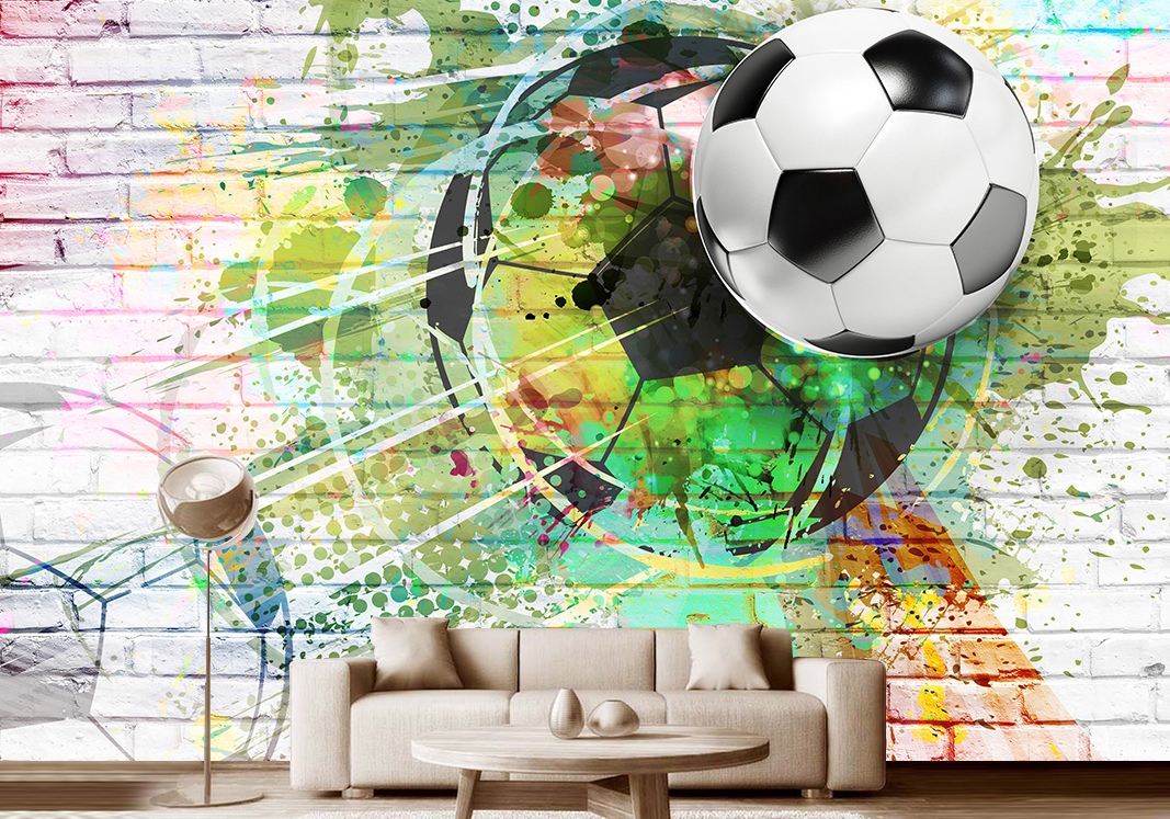 Фотообои футбол на стену