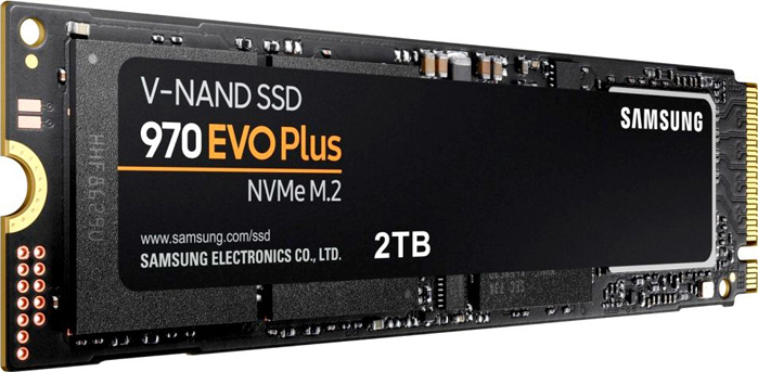 Samsung2ТБВнутреннийSSD-диск970EVOPlusM.2PCI-E3.0(MZ-V7S2T0BW).Уцененныйтовар