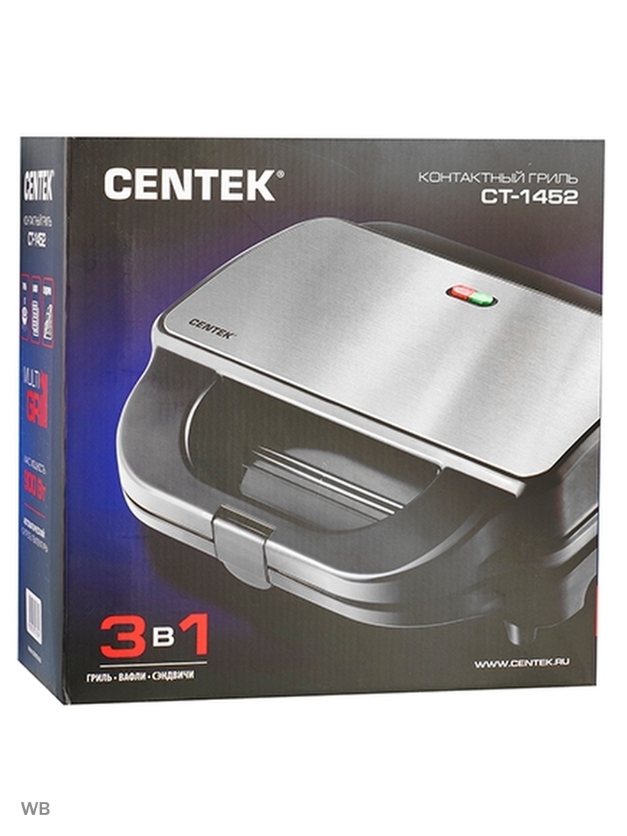 Электрогриль Centek CT-1452 - купить по доступным ценам в интернет-магазине  OZON (912429672)