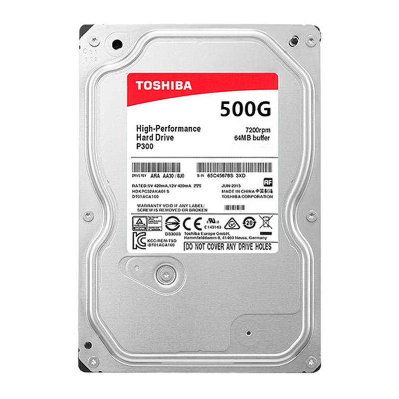 Toshiba500ГБВнутреннийжесткийдиск(HDWD105)