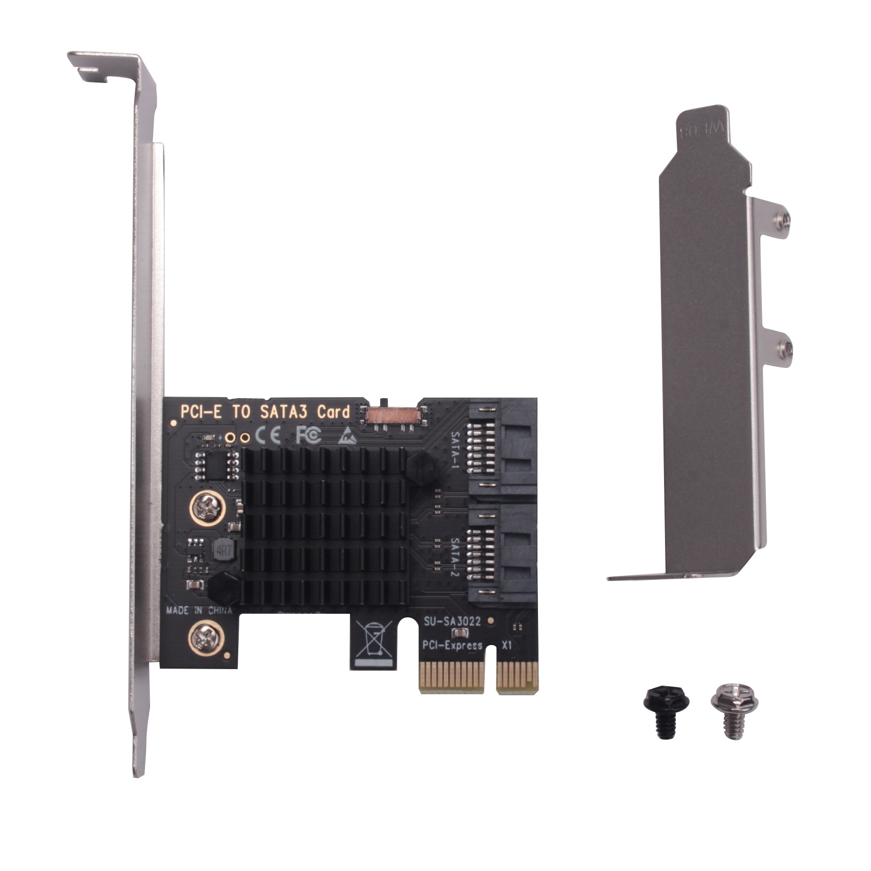 PCIe-SATA3.06GSSD-адаптерPCI-EPCIExpressX1Контроллер