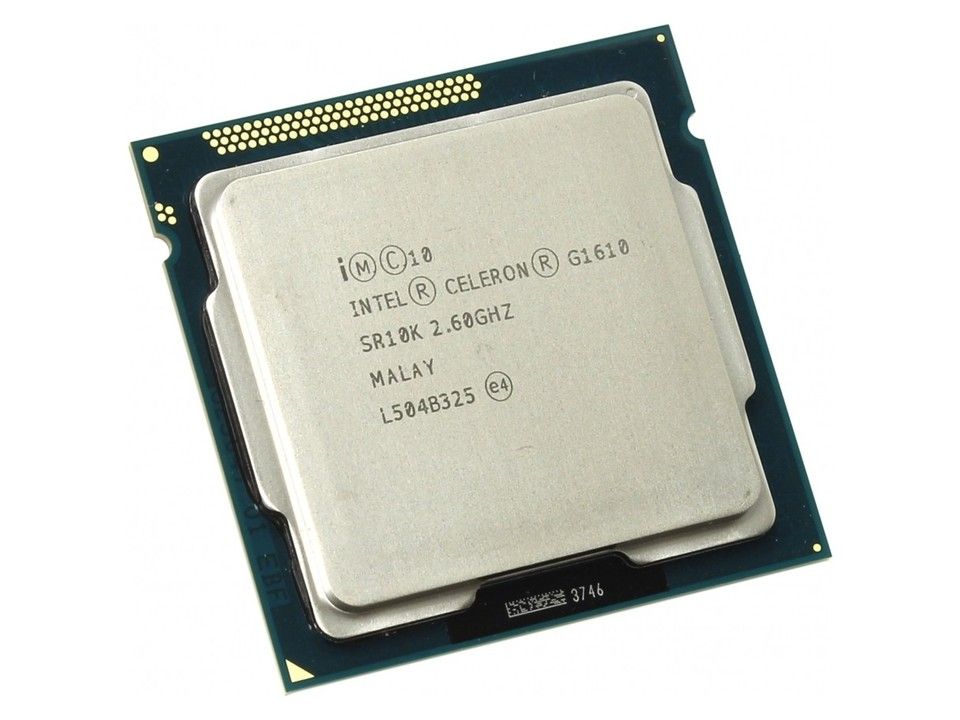 IntelПроцессорCeleronG1610(2,6Ghz,1155,2Mb,2C/2T,GPU)OEM(безкулера)