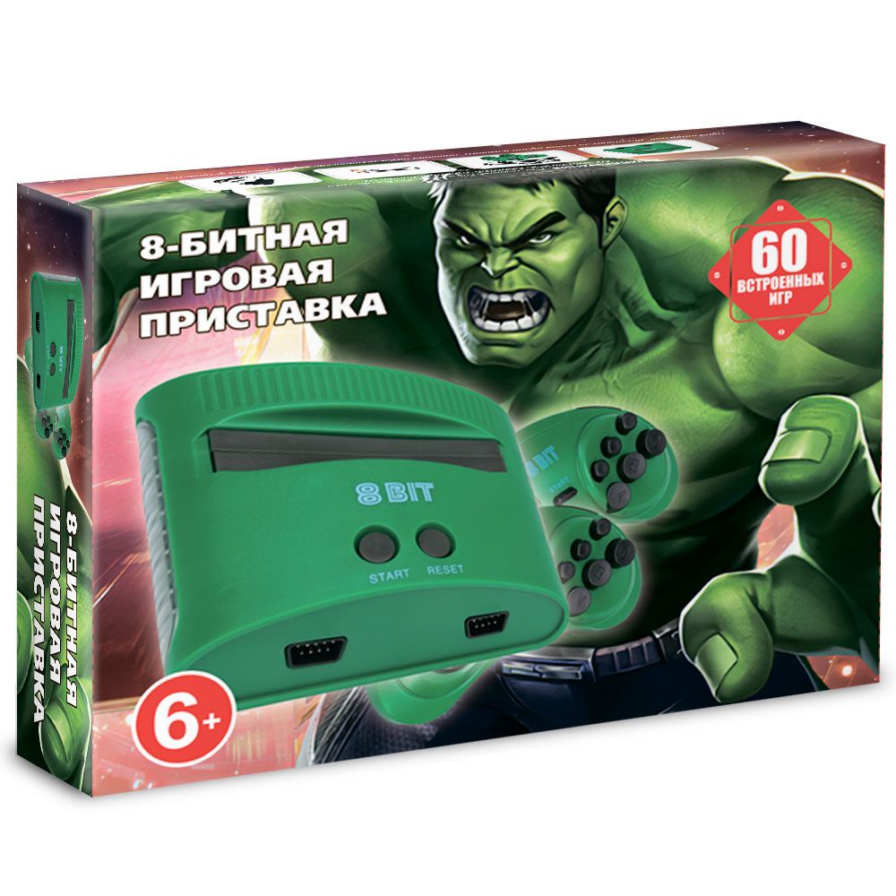 ИгроваяПриставка8-bitHukl+60игр