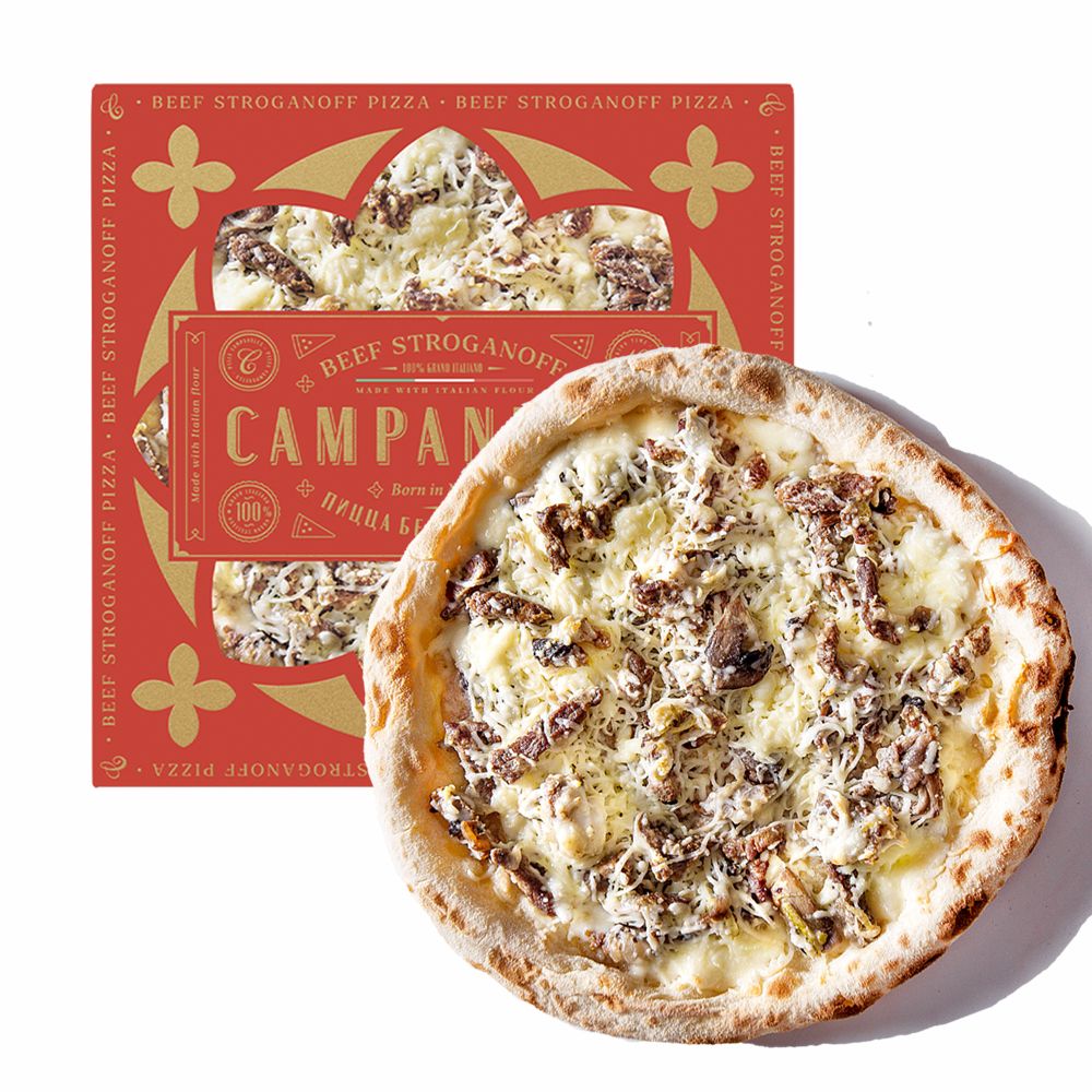 Пицца Бефстроганов CAMPANELLA, замороженная, 400 г