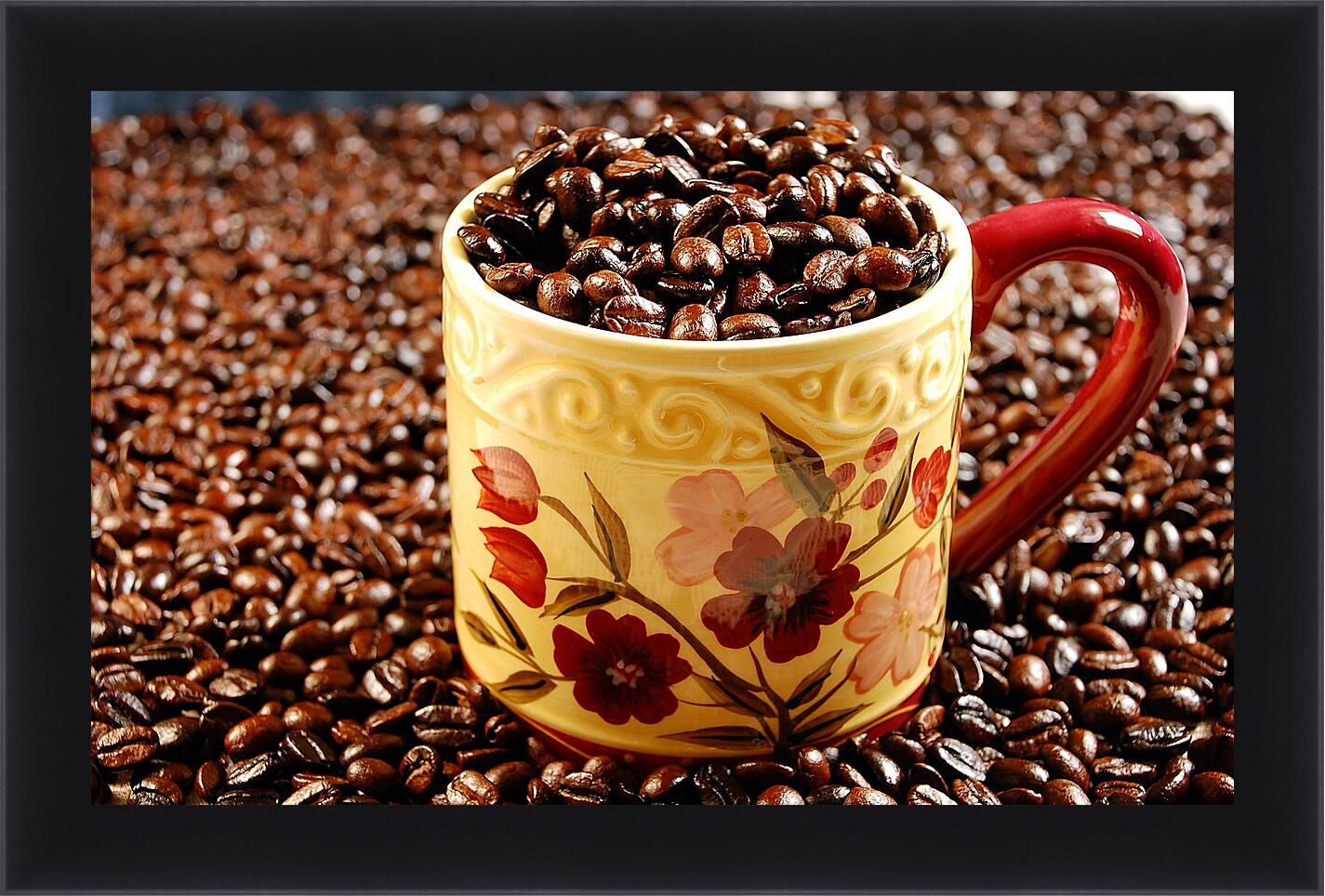 Сколько длится кофе. Чашка кофе с зернами. Кофе зерновой Кружка. Кофейное зерно на кружке. Малоизвестные факты о кофе.