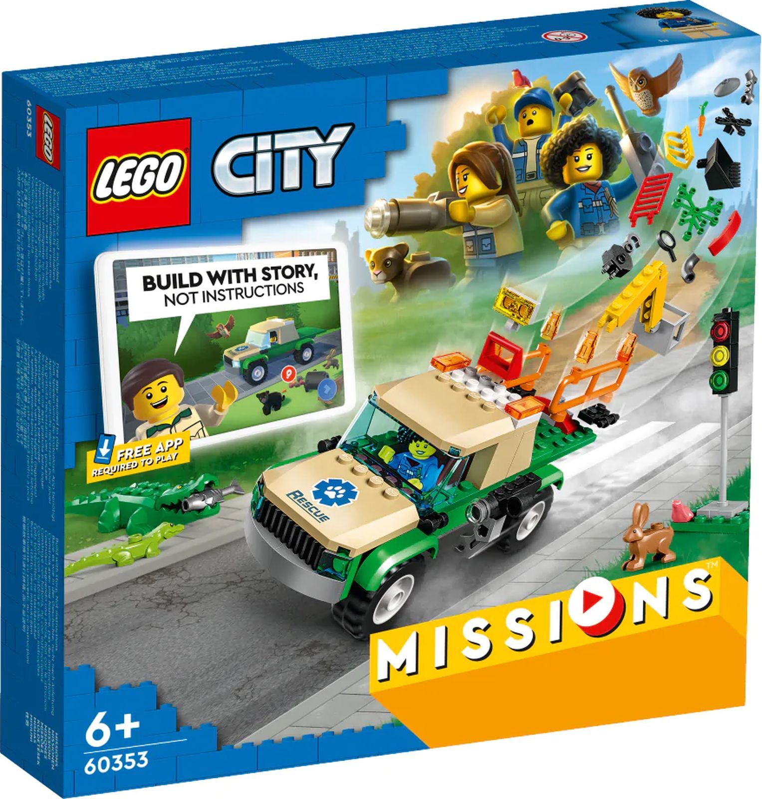 Конструктор LEGO City Миссия по спасению дикой природы, 246 деталей, 6+,  60353 - купить с доставкой по выгодным ценам в интернет-магазине OZON  (718619768)