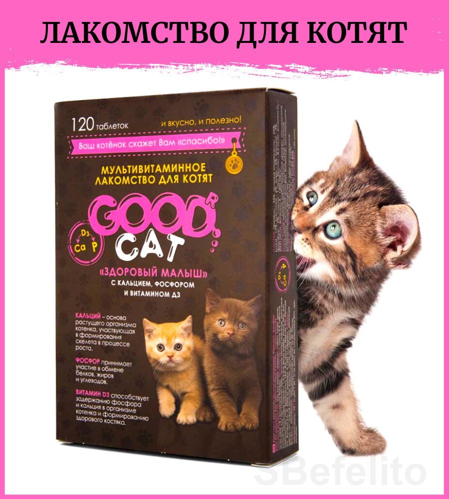 Лакомcтво для КОТЯТ и кошек 