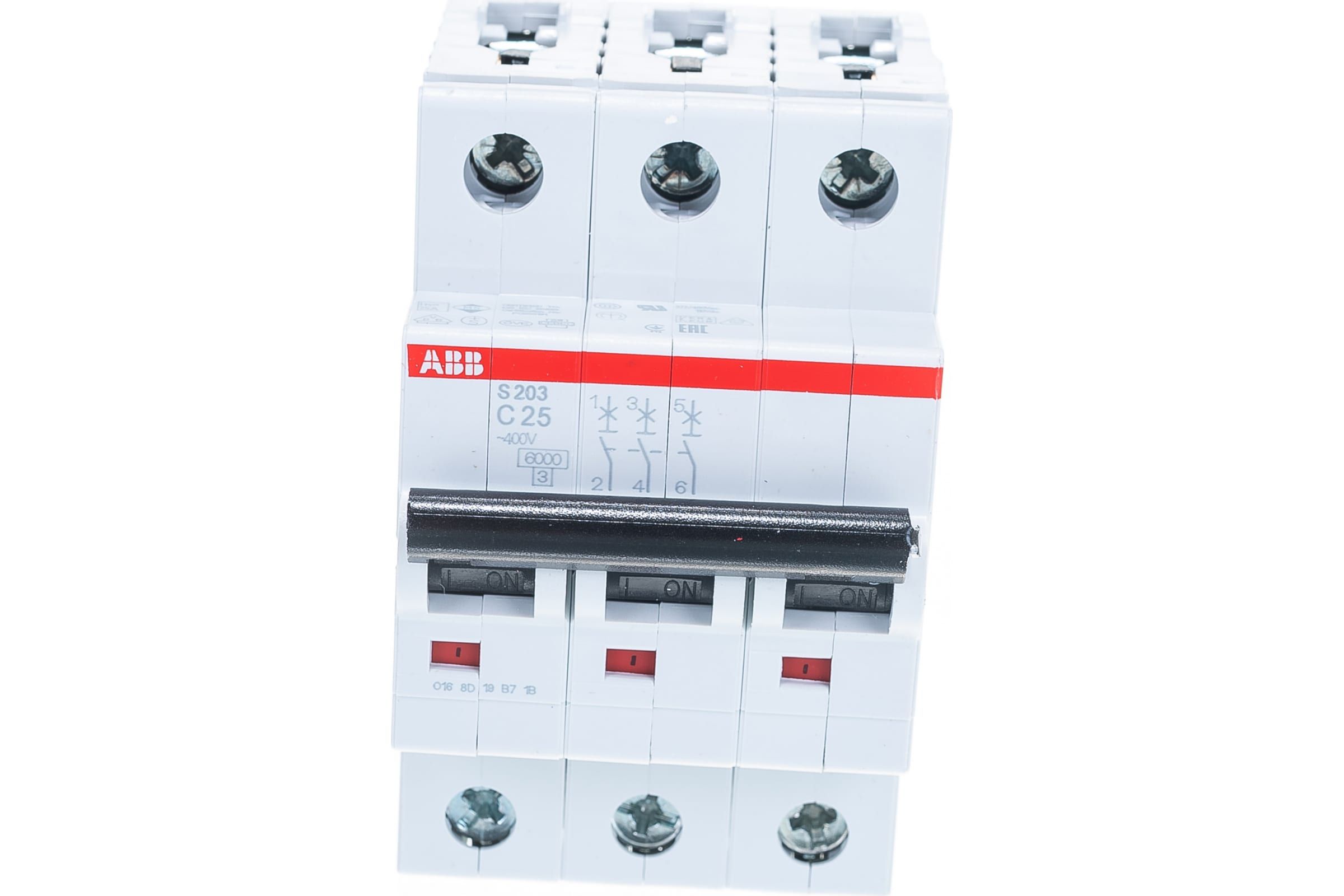 Abb автоматические выключатели 25а. Автомат ABB s203 c25. Автоматический выключатель ABB 3-полюсный s203 c50 (автомат). Автомат ABB 25 ампер. S203 c25 3p.