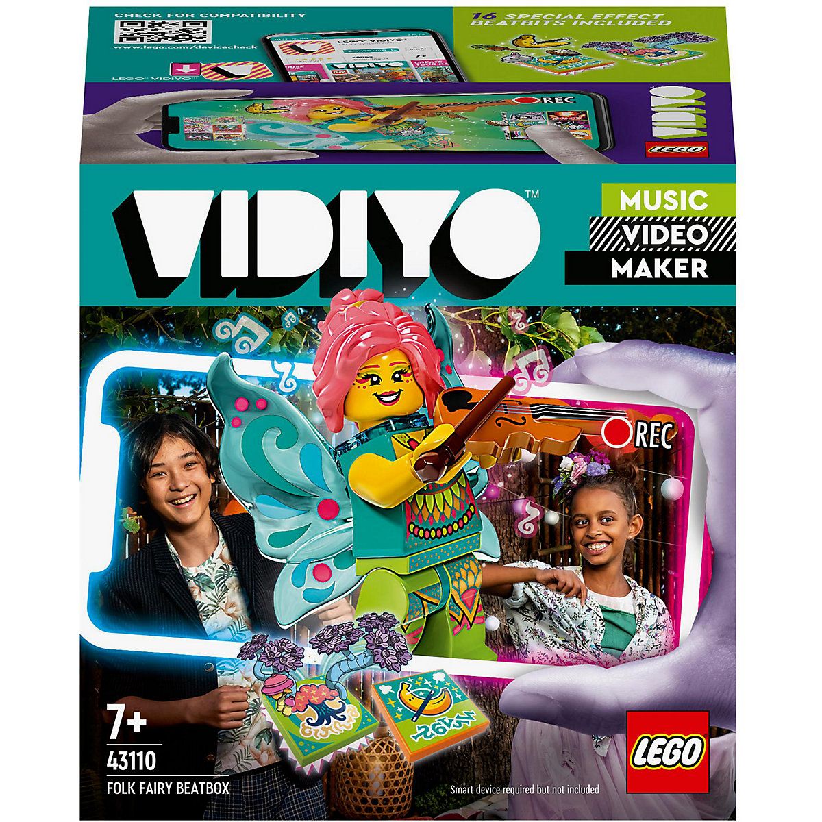 LEGO VIDIYO 43110 Folk Fairy BeatBox Конструктор LEGO VIDIYO Битбокс  Народная фея - купить с доставкой по выгодным ценам в интернет-магазине  OZON (1167145973)