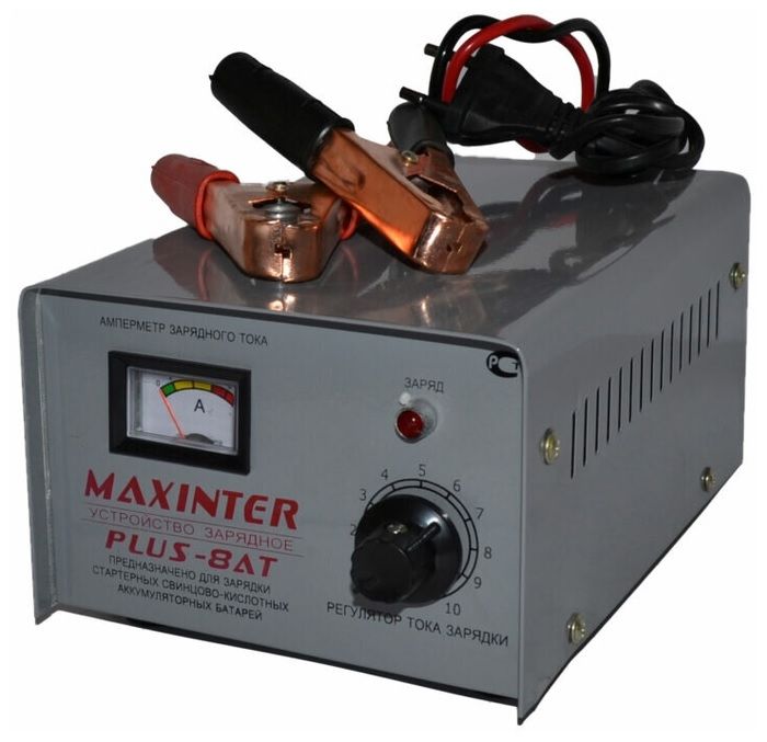 Трансформаторное автомобильного аккумулятора. Зарядное у-во Plus-8 АТ Maxinter. Зарядное устройство Maxinter Plus-8at. Зарядное устройство Plus- 8 at Maxinter (1а до 8а) (АКБ до 80 а/ч) (трансф.). Зарядка аккумулятора автомобиля Maxinter Plus 8 at.