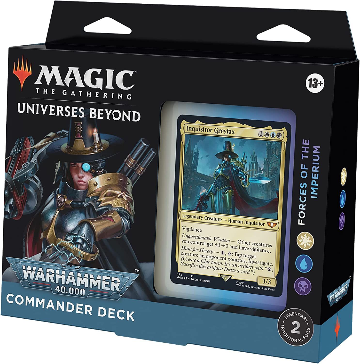 Настольная игра Magic: the Gathering - Warhammer 40k Commander Deck -  Forces of the Imperium - купить с доставкой по выгодным ценам в  интернет-магазине OZON (769659755)