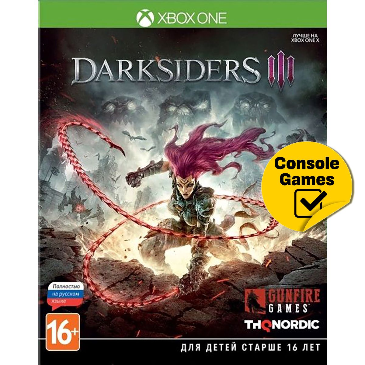 Игра XBOX ONE Darksiders 3 (Xbox One, Русская версия)