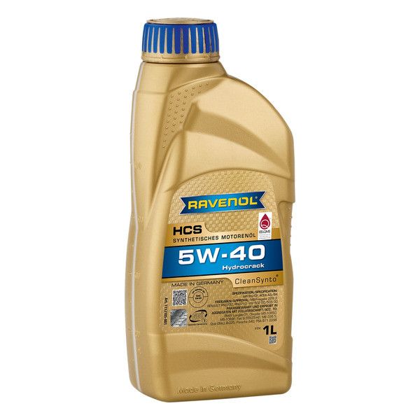 RAVENOLHCS5W-40Масломоторное,Синтетическое,1л