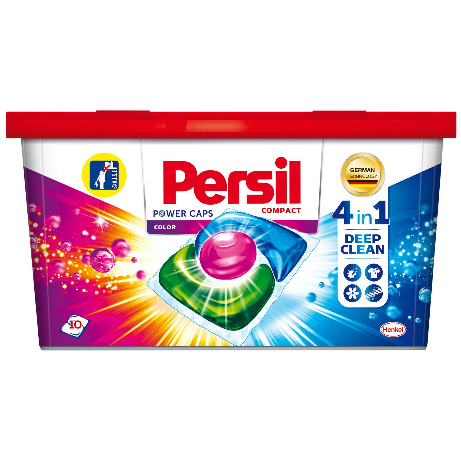 Капсулы для стирки Persil Power caps Color 4в1 21шт.