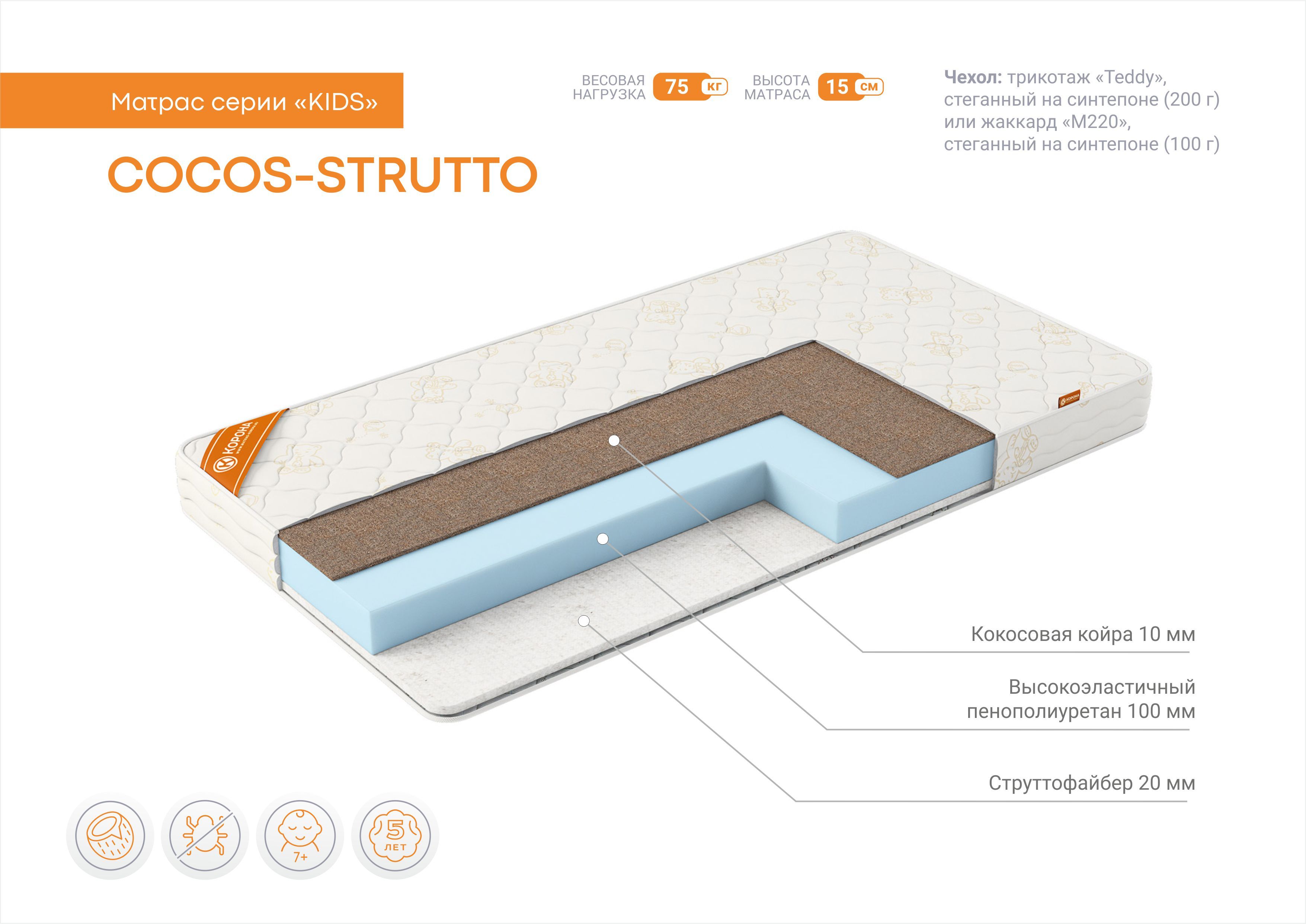 Срок годности детского матраса на кокосе
